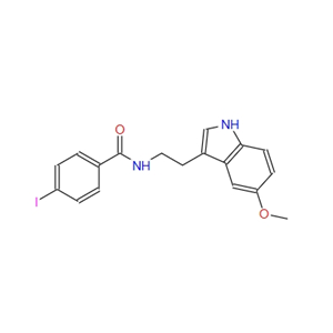 4-Iodo-N-[2-(5-methoxy-1H-indol-3-yl)-ethyl]-benzamide 155639-38-6