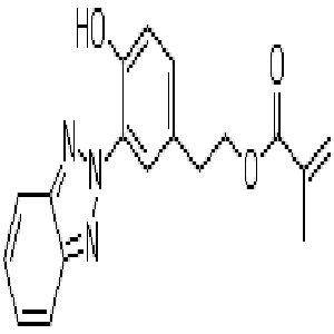 2-[3-(2H-苯并三唑-2-基)-4-羟基苯基]乙基 2-甲基丙烯酸酯,2-[3-(2H-Benzotriazol-2-yl)-4-hydroxyphenyl]ethyl methacrylate