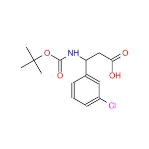 Boc-DL-3-氨基-3-(3-氯苯基)丙酸,Boc-DL-3-Amino-3-(3-chloro)propanoic acid