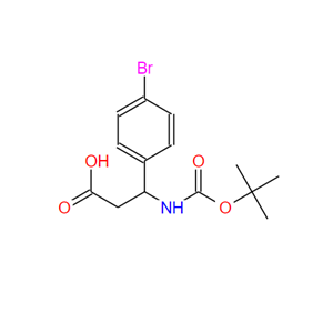 Boc-DL-3-氨基-3-(4-溴苯基)丙酸,Boc-DL-3-Amino-3-(4-bromo)propanoic acid