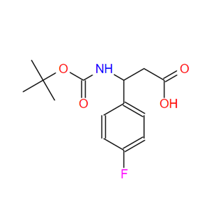 Boc-DL-3-氨基-3-(4-氟苯基)丙酸,Boc-DL-3-Amino-3-(4-fluorophenyl)propanoic acid