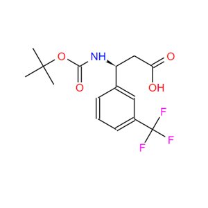 Boc-L-3-氨基-3-(3-三氟甲基苯基)丙酸,Boc-L-3-Amino-3-(3-trifluoromethylphenyl)propanoic acid