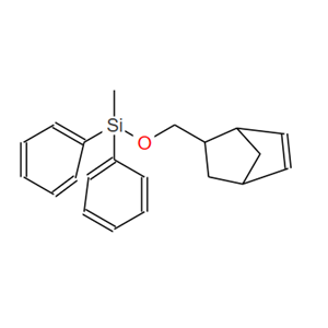 5-降冰片烯-2-甲基-(甲基,二苯基-硅基)醚,({bicyclo[2.2.1]hept-5-en-2-yl}methoxy)(methyl)diphenylsilane