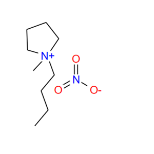 N-丁基-N-甲基吡咯烷硝酸盐,Pyrrolidinium, 1-butyl-1-methyl-, nitrate (1:1)