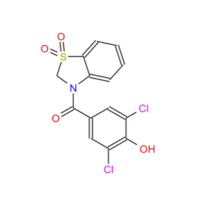 多替诺德3-(3,5-dichloro-4-hydroxybenzoyl)-1,1-dioxo-2,3-dihydro-1,3-benzothiazole