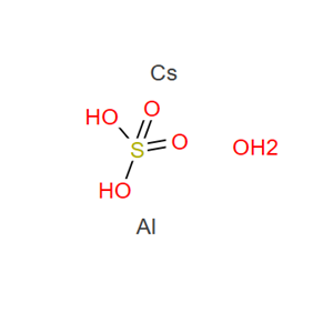 7784-17-0；硫酸铝铯 十二水合物；ALUMINUM CESIUM SULFATE