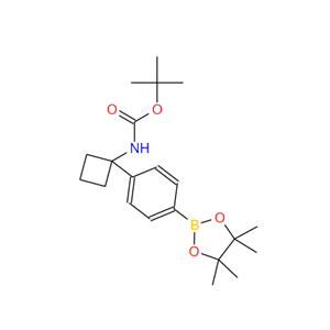 1032528-06-5 1-(4-(4,4,5,5-四甲基-1,3,2-二氧硼戊环-2-基)苯基)环丁基氨基甲酸叔丁酯