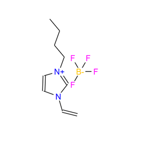 1-乙烯基-3-丁基咪唑四氟硼酸盐,1-butyl-3-ethenylimidazol-1-ium:tetrafluoroborate