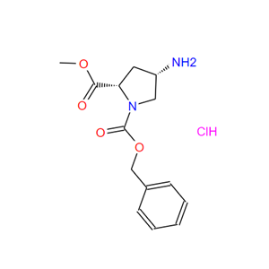 1212395-57-7REL-1-苄基2-甲基(2S,4S)-4-氨基吡咯烷-1,2-二羧酸盐酸盐