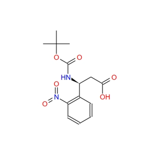 Boc-(S)-3-氨基-3-(2-硝基苯基)-丙酸,Boc-(S)-3-Amino-3-(2-nitrophenyl)-propionic acid