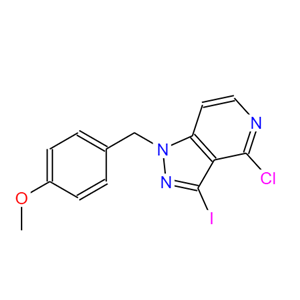 4-氯-3-碘-1-(4-甲氧基)-1H-吡唑并[4,3-C]吡啶,4-Chloro-3-iodo-1-(4-Methoxybenzyl)-1H-pyrazolo[4,3-c]pyridine
