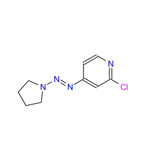 2-chloro-4-[(pyrrolidin-1-yl)diazenyl]pyridine 956384-81-9