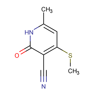 6-甲基-4-(甲硫基)-2-氧代-1,2-二氢吡啶-3-甲腈 