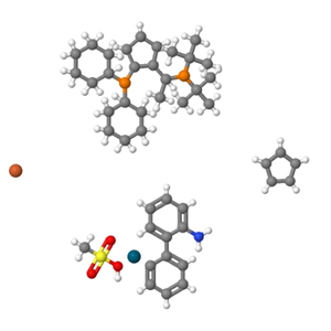 甲烷磺酸{(R)-(-)-1-[(S)-2-(二环己基膦)二茂铁]乙基二叔丁基膦基}(2