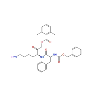 Z-Phe-Lys-2,4,6-trimethylbenzoyloxy-methylketone trifluoroacetate salt 118253-05-7