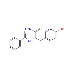 (S)-N-(1-胺基-3-(4-羟基苯基)-1-氧丙酸烷-2-基)苯甲酰胺 58690-81-6