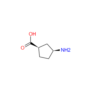 顺-3-氨基环戊甲酸,Cyclopentanecarboxylic acid, 3-amino-, (1R,3S)-rel- (9CI)