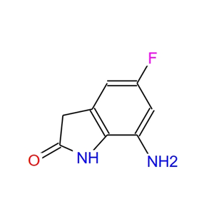 7-氨基-5-氟吲哚啉-2-酮,7-Amino-5-fluoroindolin-2-one