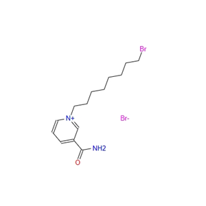 1-(8-bromooctyl)-3-carbamoylpyridinium bromide 97478-05-2