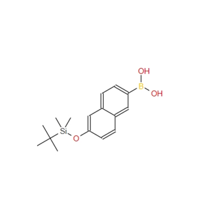6-叔丁基二甲基硅氧基-2-萘硼酸,6-T-BUTYLDIMETHYSILYLOXY-2-NAPHTHALENEBORONIC ACID