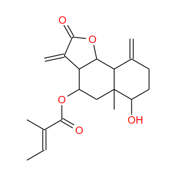 8BETA-顺芷酸喘诺木烯内酯,8beta-Tigloyloxyreynosin