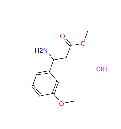 DL-3-氨基-3-(3-甲氧基苯基)丙酸甲酯盐酸盐,DL-3-Amino-3-(3-methoxylphenyl)propanoic acid methyl ester hydrochloride