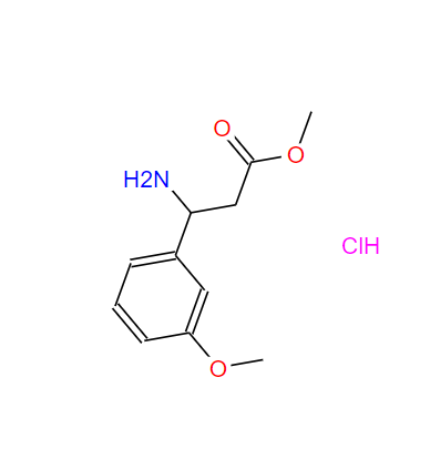 DL-3-氨基-3-(3-甲氧基苯基)丙酸甲酯鹽酸鹽,DL-3-Amino-3-(3-methoxylphenyl)propanoic acid methyl ester hydrochloride