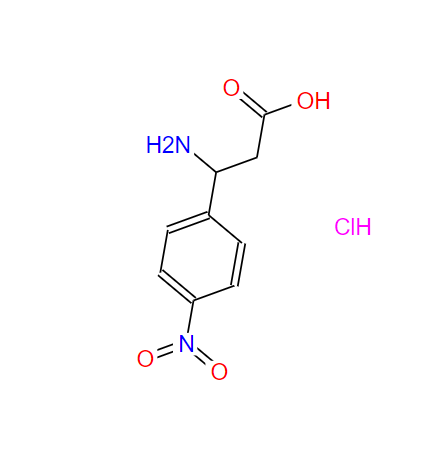 DL-3-氨基-3-(4-硝基苯基)丙酸盐酸盐,DL-3-Amino-3-(4-nitrophenyl)propanoic acid hydrochloride