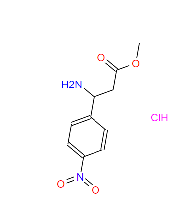 DL-3-氨基-3-(4-硝基苯基)丙酸甲酯盐酸盐,DL-3-Amino-3-(4-nitrophenyl)propanoic acid methyl ester hydrochloride