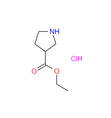 DL-吡咯烷-3-羧酸乙酯鹽酸鹽,DL-3-Pyrrolidinecarboxylic acid ethyl ester hydrochloride