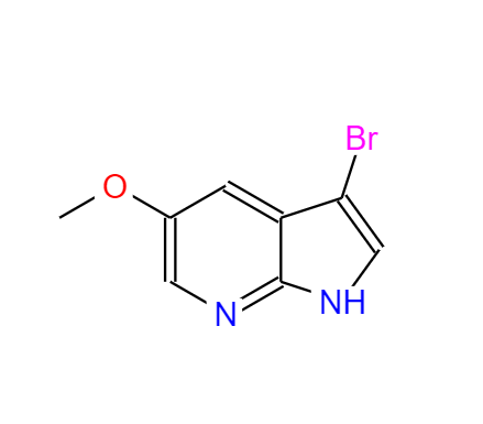 3-溴-5-甲氧基-1H-吡咯并[2,3-B]吡啶,3-broMo-5-Methoxy-1H-pyrrolo[2,3-b]pyridine