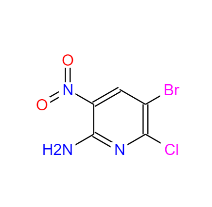 2-氨基-5-溴-6-氯-3-硝基吡啶,5-BroMo-6-chloro-3-nitropyridin-2-aMine