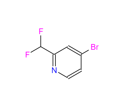 2-二氟甲基-4-溴吡啶,4-Bromo-2-(difluoromethyl)pyridine