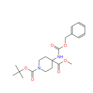 1-BOC-4-(CBZ-氨基)哌啶-4-甲酸甲酯