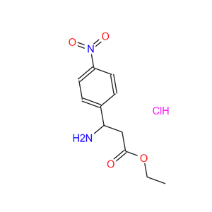 DL-3-氨基-3-(4-硝基苯基)丙酸乙酯盐酸盐,DL-3-Amino-3-(4-nitrophenyl)propanoic acid ethyl ester hydrochloride