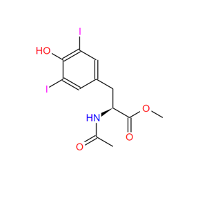N-乙酰基-3,5-二碘-DL-酪氨酸甲酯,DL-N-acetyl-3,5-diiodo- Tyrosine methyl ester