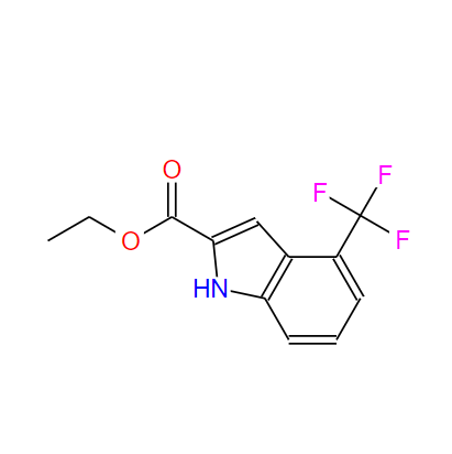 4-(三氟甲基)-1H-吲哚-2-羧酸乙酯,ethyl 4-(trifluoromethyl)-1H-indole-2-carboxylate