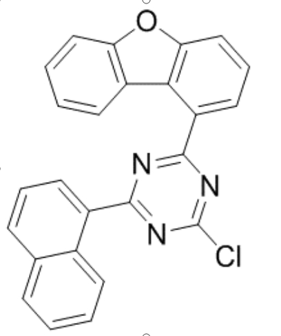 2-氯-4-（1-二苯并呋喃基）-6-（1-萘）-1,3,5-三嗪,2-chloro-1-(biphenyl-3-yl)-6-naphthane-1,3,5-triazine