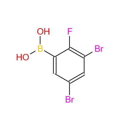 3,5-二溴-2-氟苯硼酸,3,5-Dibromo-2-fluorophenylboronicacid