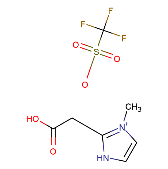 1-羧甲基-3-甲基咪唑三氟甲烷磺酸鹽,1-carboxymethyl-3-methylimidazolium trifluoromethanesulfonate