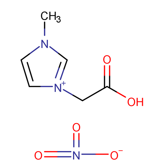 1-羧甲基-3-甲基咪唑硝酸鹽,1H-Imidazolium, 3-(carboxymethyl)-1-methyl-, nitrate (1:1)