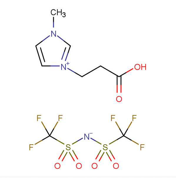 1-羧乙基-3-甲基咪唑雙（三氟甲烷磺酰）亞胺鹽,1-carboxyethyl-3-methylimidazolium bis(trifluoromethylsulfonyl)imide