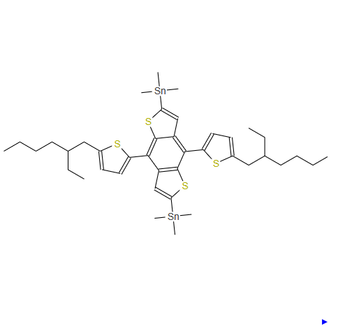 2,6-二(三甲基錫)-4,8-二(5-(2-乙基己基)噻吩基-2-)-苯并二噻吩,2,6-Bis(triMethyltin)-4,8-bis(5-(2-ethylhexyl)thiophen-2-yl)benzo [1,2-b:4,5-b']dithiophene