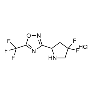 3-(4,4-二氟吡咯烷-2-基)-5-(三氟甲基)-1,2,4-噁二唑鹽酸鹽,3-(4,4-Difluoropyrrolidin-2-yl)-5-(trifluoromethyl)-1,2,4-oxadiazole hydrochloride