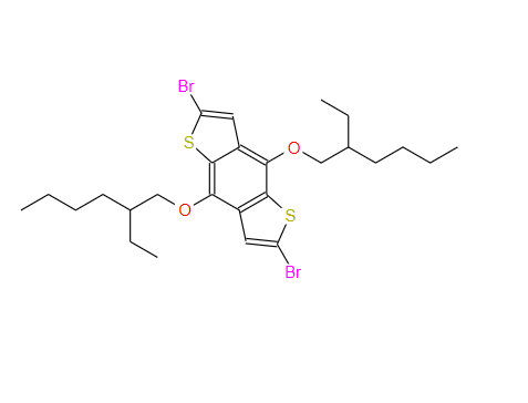 2,6-二溴-4,8-双[(2-乙基己基)氧基]-苯并[1,2-B:4,5-B']二噻吩,2,6-Dibromo-4,8-bis[(2-ethylhexyl)oxy]-benzo[1,2-b:4,5-b']dithiophene