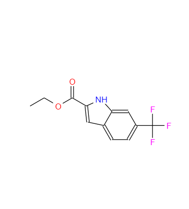 6-(三氟甲基)-吲哚-2-羧酸乙酯,ethyl 6-(trifluoromethyl)-1H-indole-2-carboxylate