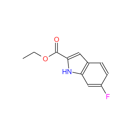 6-氟吲哚-2-甲酸乙酯,Ethyl 6-fluoroindole-2-carboxylate