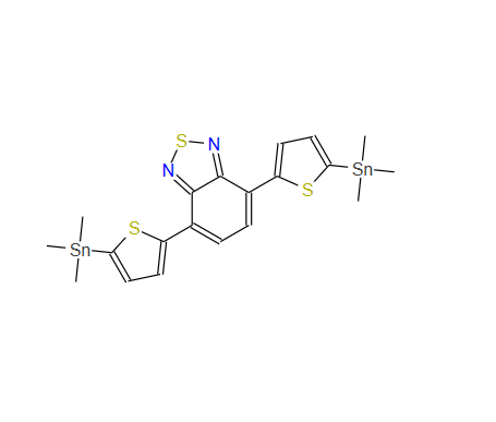 4,7-二(5-三甲基锡噻吩基-2-)-2,1,3-苯并噻二唑,4,7-Bis(2-3MeSn-5-thienyl)-2,1,3-benzothiadiazole