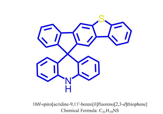 10H-spiro[acridine-9,11'-benzo[b]fluoreno[2,3-d]thiophene],10H-spiro[acridine-9,11'-benzo[b]fluoreno[2,3-d]thiophene]