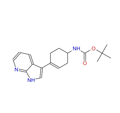 [4-(1H-pyrrolo[2,3-b]pyridin-3-yl)-cyclohex-3-enyl]-carbamic acid tert-butyl ester,[4-(1H-pyrrolo[2,3-b]pyridin-3-yl)-cyclohex-3-enyl]-carbamic acid tert-butyl ester